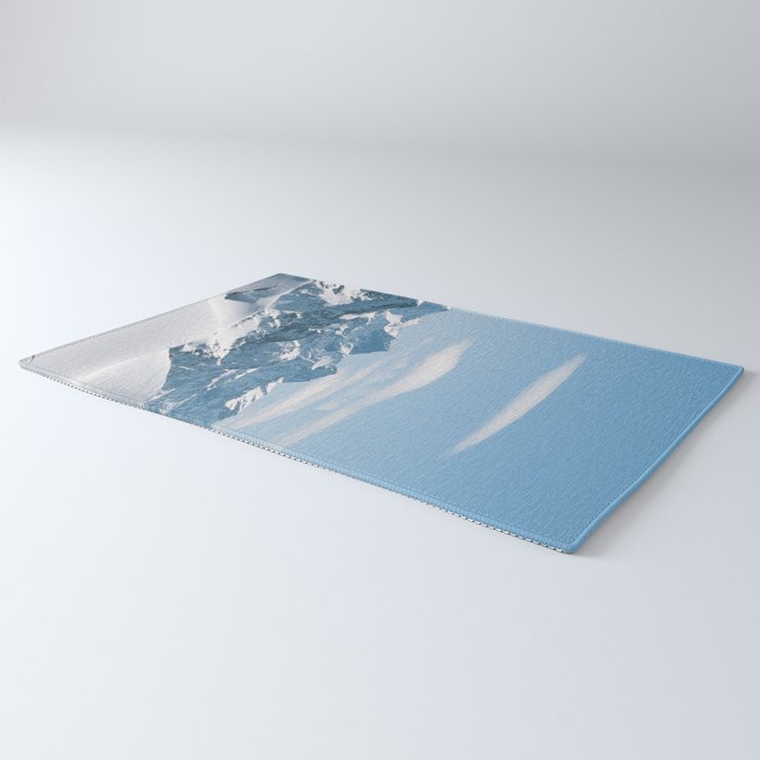 Snowy mountain range Rug Gallery Image 3