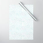 Sea Glass Watercolor // Turquoise Blue and Green Ocean Glass Beach Art Wrapping Paper Gallery Image 1