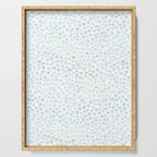 Sea Glass Watercolor // Turquoise Blue and Green Ocean Glass Beach Art Serving Tray Gallery Image 1