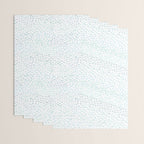 Sea Glass Watercolor // Turquoise Blue and Green Ocean Glass Beach Art Wrapping Paper Gallery Image 3