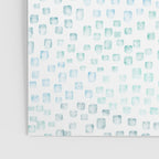 Sea Glass Watercolor // Turquoise Blue and Green Ocean Glass Beach Art Poster Gallery Image 3