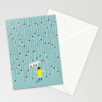 Singing in the Rain v2 Stationery Card Gallery Image 2
