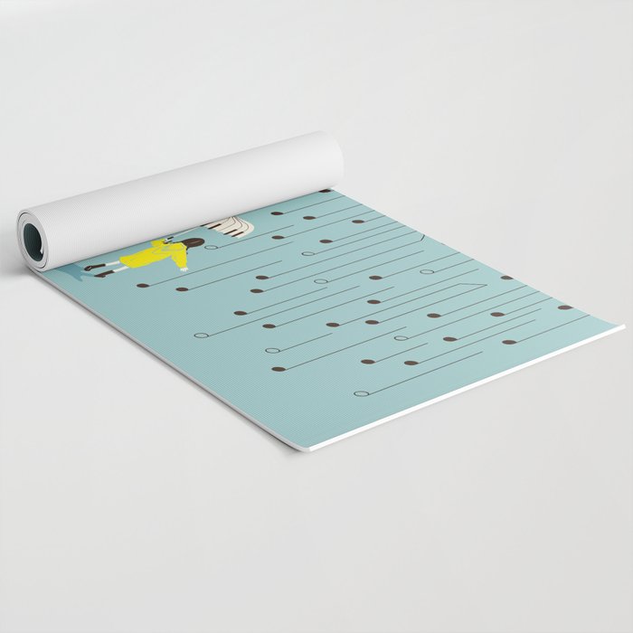 Singing in the Rain v2 Yoga Mat Gallery Image 2