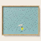 Singing in the Rain v2 Serving Tray Gallery Image 1