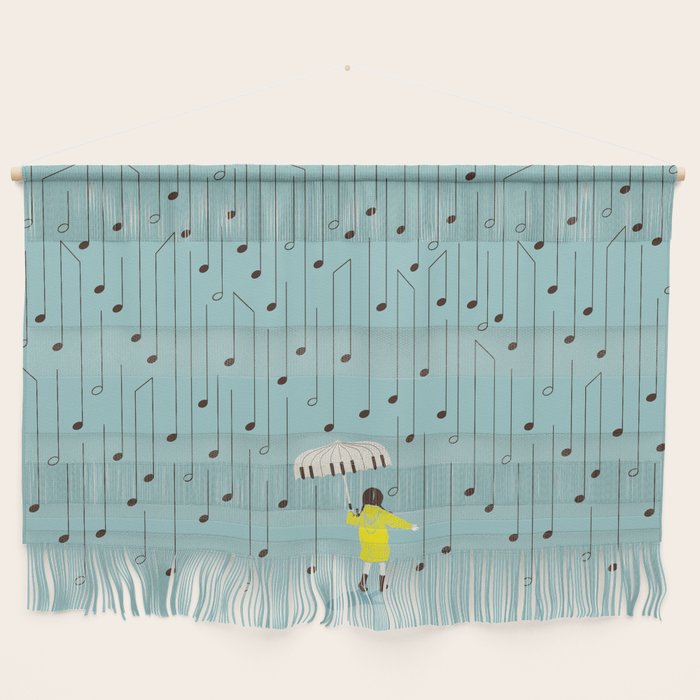 Singing in the Rain v2 Wall Hanging Gallery Image 1