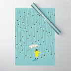 Singing in the Rain v2 Wrapping Paper Gallery Image 1