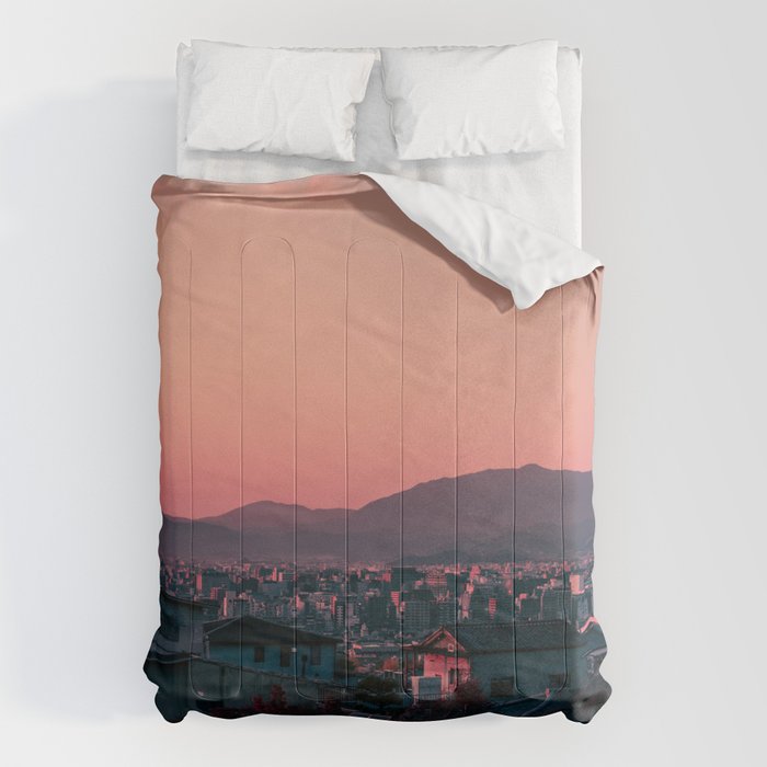 Kyoto sunset Comforter Gallery Image 6