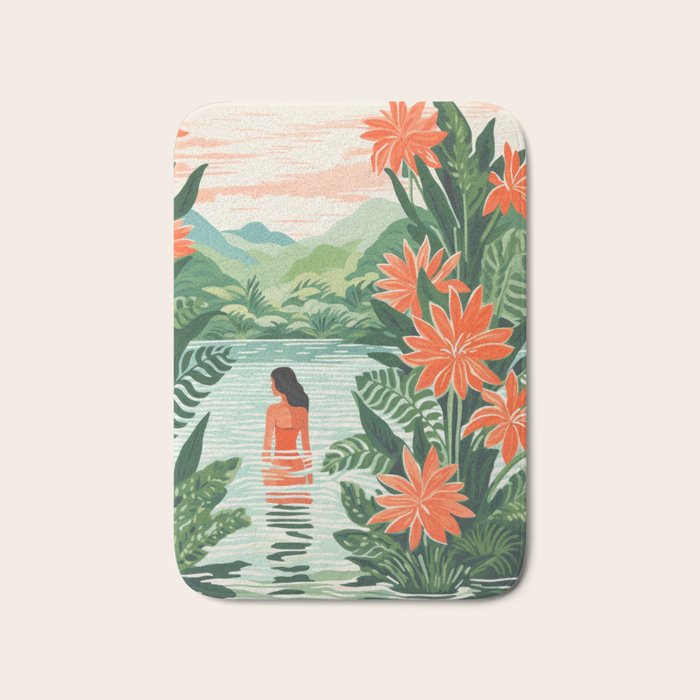 Secret Oasis Bath Mat Gallery Image 1