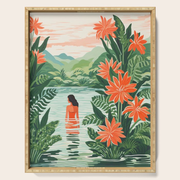 Secret Oasis Serving Tray Gallery Image 1