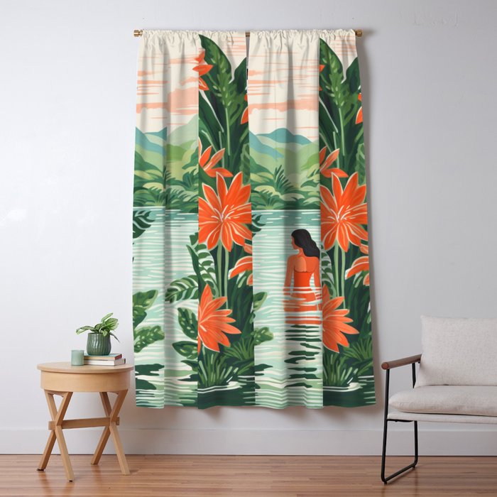 Secret Oasis Window Curtain Gallery Image 5