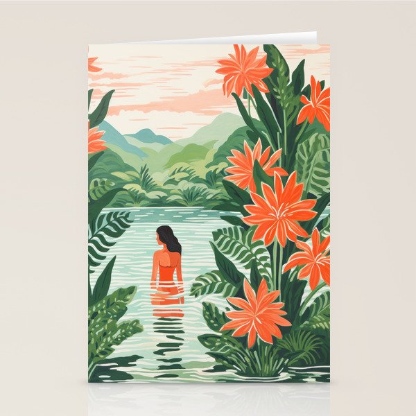 Secret Oasis Stationery Card Gallery Image 2
