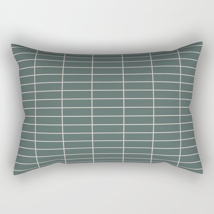 Grid Pattern XXVI Rectangular Pillow Gallery Image 2