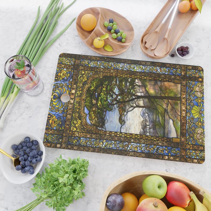 Louis Comfort Tiffany - Decorative stained glass 14. Cutting Board Gallery Image 2