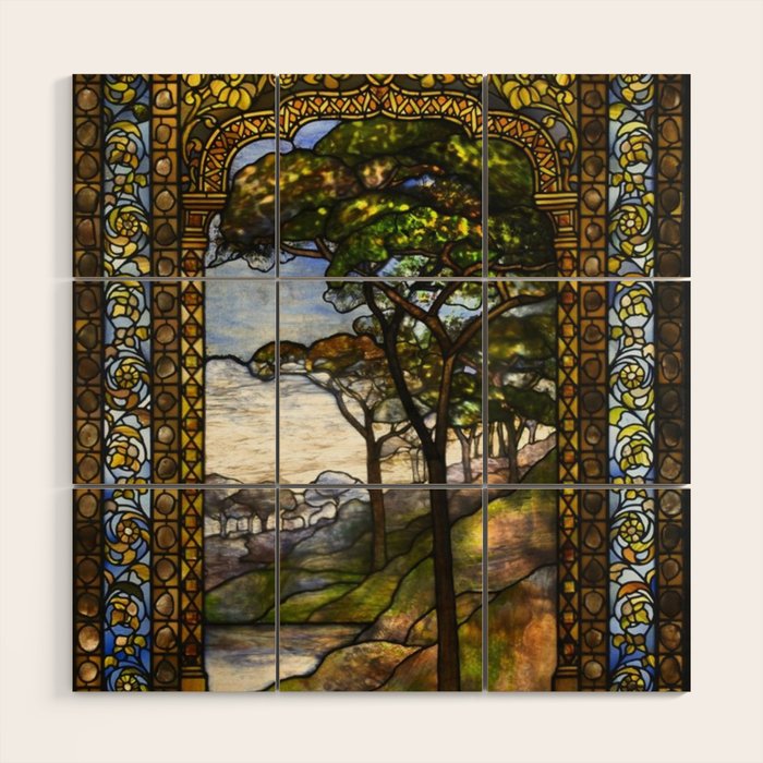 Louis Comfort Tiffany - Decorative stained glass 14. Wood Wall Art Gallery Image 1