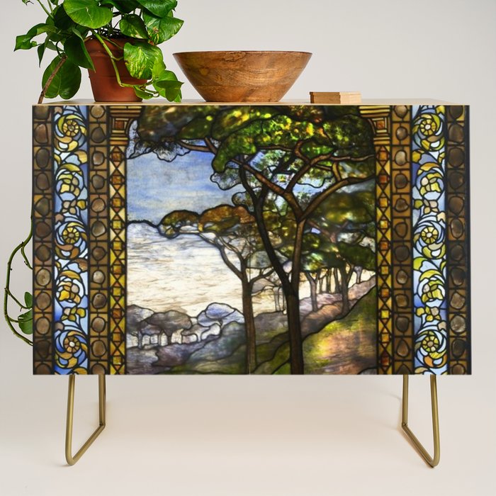 Louis Comfort Tiffany - Decorative stained glass 14. Credenza Gallery Image 1