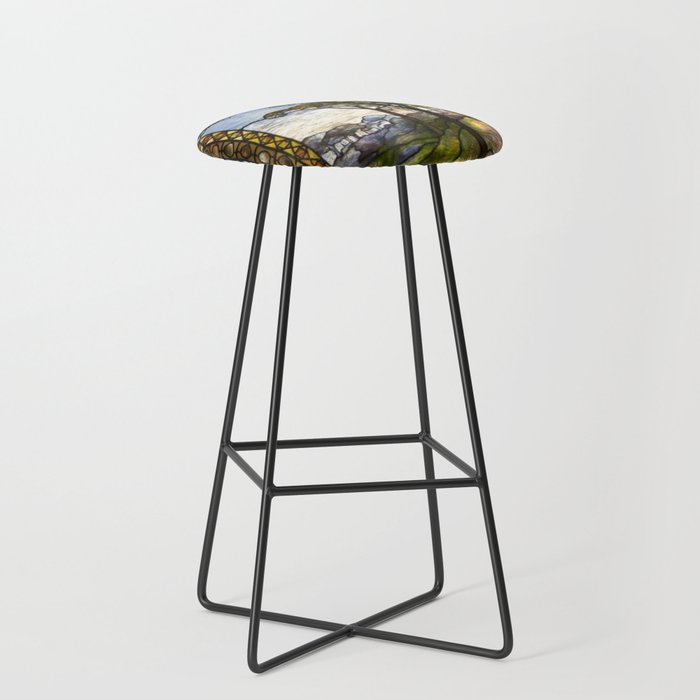 Louis Comfort Tiffany - Decorative stained glass 14. Stool Gallery Image 1