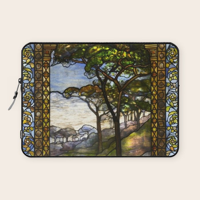 Louis Comfort Tiffany - Decorative stained glass 14. Laptop Sleeve Gallery Image 1