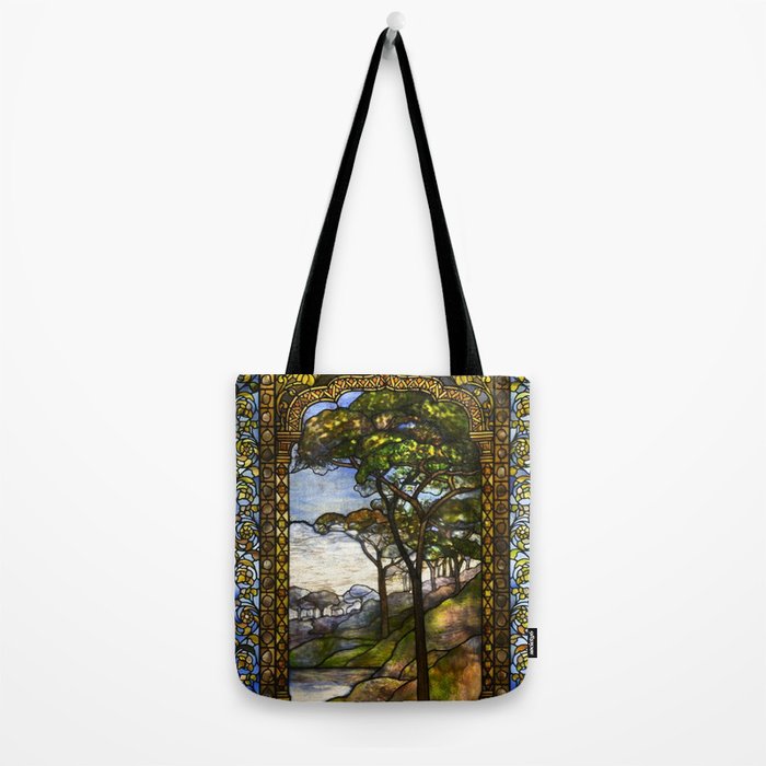Louis Comfort Tiffany - Decorative stained glass 14. Tote Bag Gallery Image 2