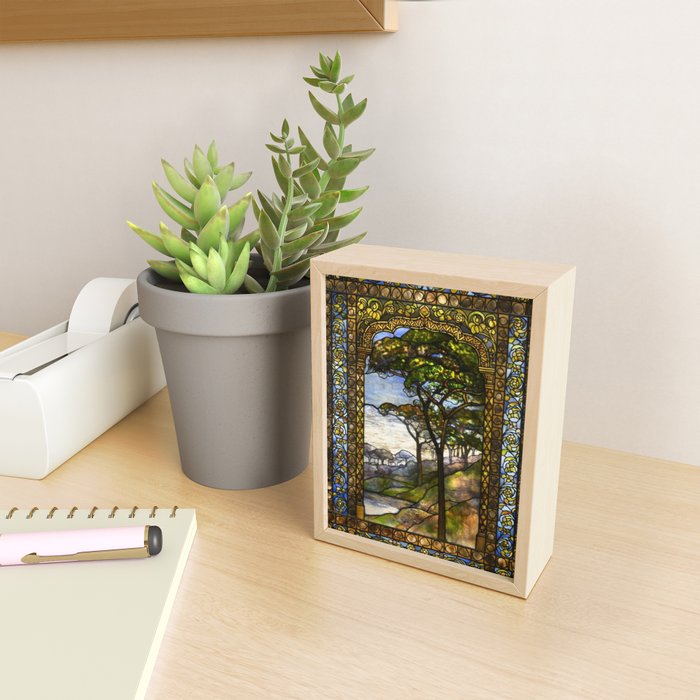 Louis Comfort Tiffany - Decorative stained glass 14. Mini Art Print Gallery Image 2
