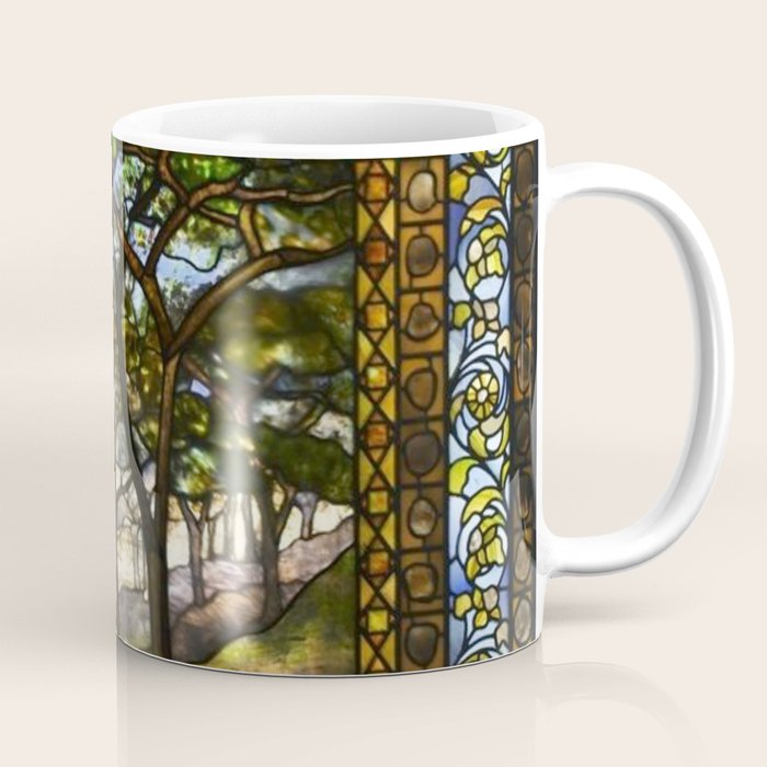 Louis Comfort Tiffany - Decorative stained glass 14. Coffee Mug Gallery Image 1