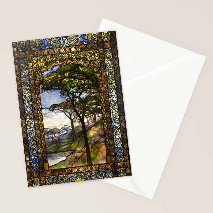 Louis Comfort Tiffany - Decorative stained glass 14. Stationery Card Gallery Image 2