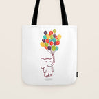 Flying Elephant Tote Bag Gallery Image 1