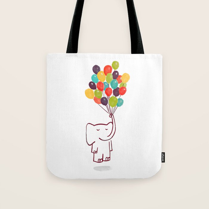 Flying Elephant Tote Bag Gallery Image 1