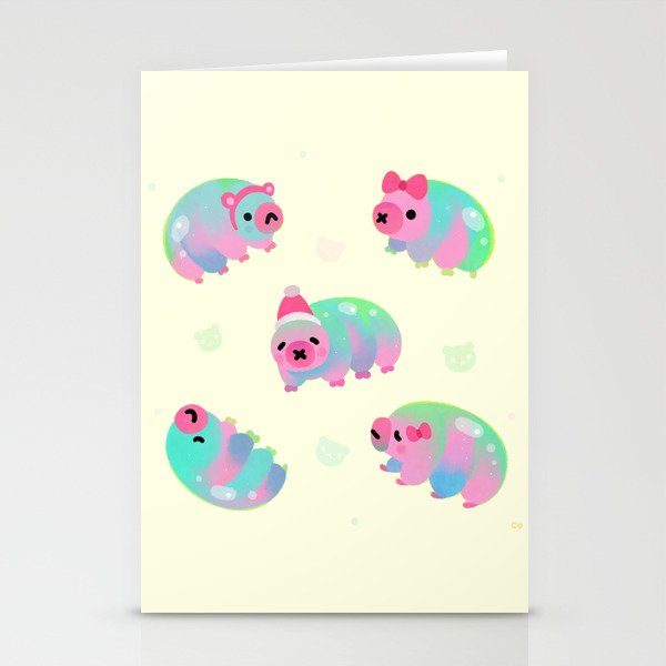 Water Bear(Tardigrades) Stationery Card Gallery Image 2