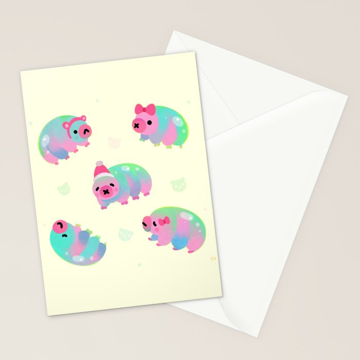 Water Bear(Tardigrades) Stationery Card Gallery Image 2