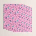Cowgirl Christmas - pink and teal Wrapping Paper Gallery Image 3
