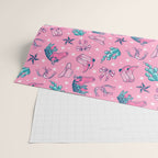 Cowgirl Christmas - pink and teal Wrapping Paper Gallery Image 2