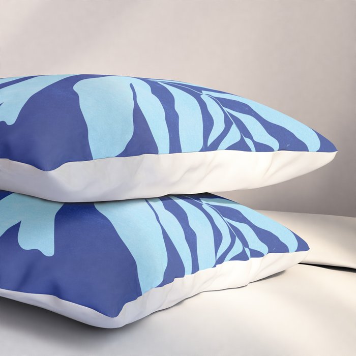 JAZZ FERNS 01 | Starry Blue Matisse Edition Pillow Sham Gallery Image 3