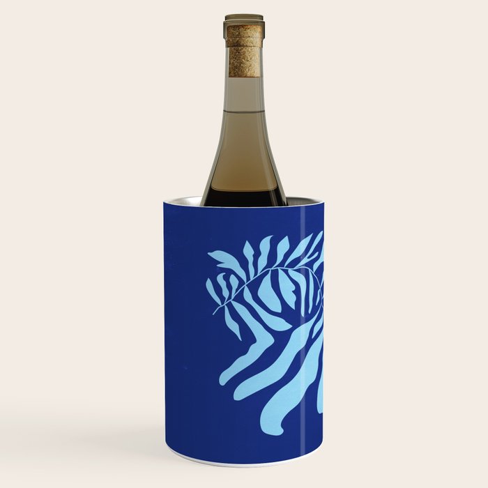 JAZZ FERNS 01 | Starry Blue Matisse Edition Wine Chiller Gallery Image 2