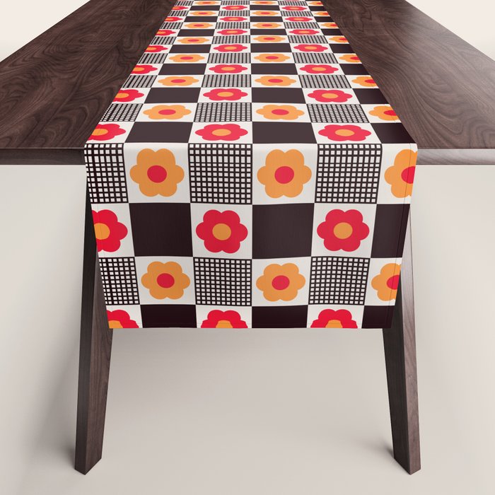 Dedekovski Retro Table Runner Gallery Image 1