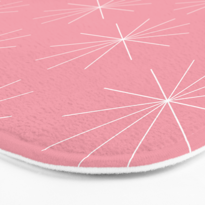Minimalist Starburst Pattern V Bath Mat Gallery Image 3