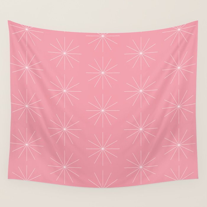 Minimalist Starburst Pattern V Wall Tapestry Gallery Image 4