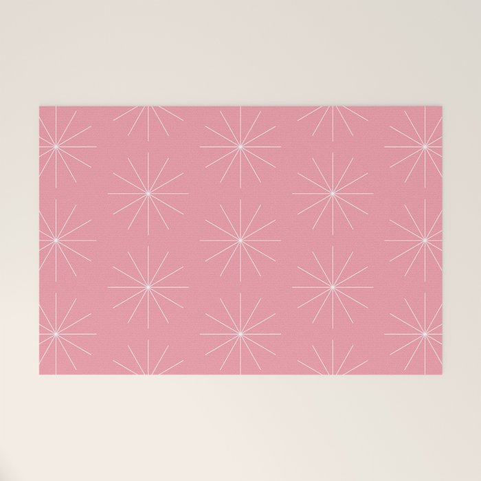 Minimalist Starburst Pattern V Welcome Mat Gallery Image 1