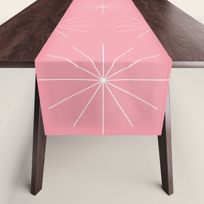 Minimalist Starburst Pattern V Table Runner Gallery Image 1