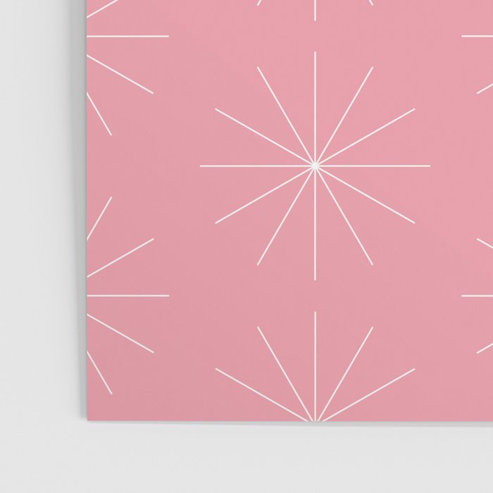 Minimalist Starburst Pattern V Poster Gallery Image 3