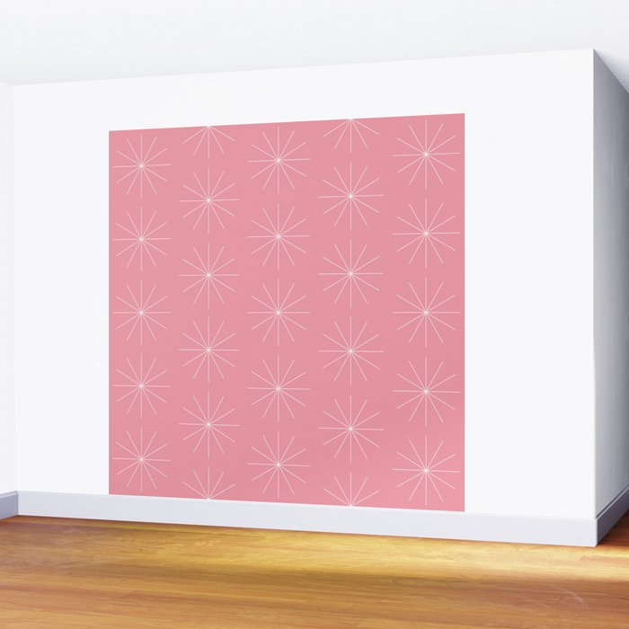 Minimalist Starburst Pattern V Wall Mural Gallery Image 2