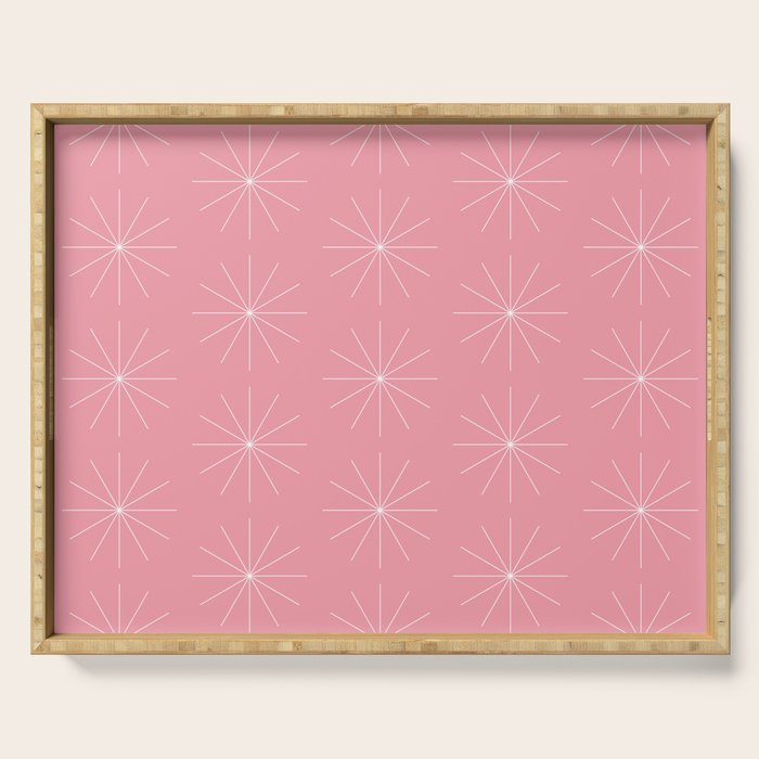 Minimalist Starburst Pattern V Serving Tray Gallery Image 1
