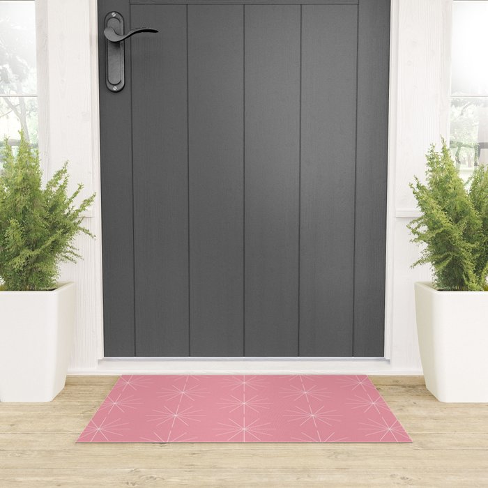 Minimalist Starburst Pattern V Welcome Mat Gallery Image 3