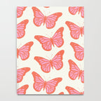 Pink and Orange Butterflies Pattern  Notebook Gallery Image 4
