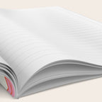 Pink and Orange Butterflies Pattern  Notebook Gallery Image 2