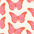 Pink and Orange Butterflies Pattern  Coffee Mug Gallery Image 2