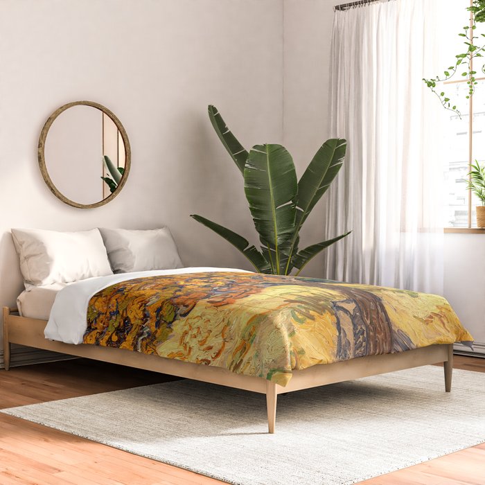 The Mulberry Tree by Vincent van Gogh Comforter Gallery Image 2