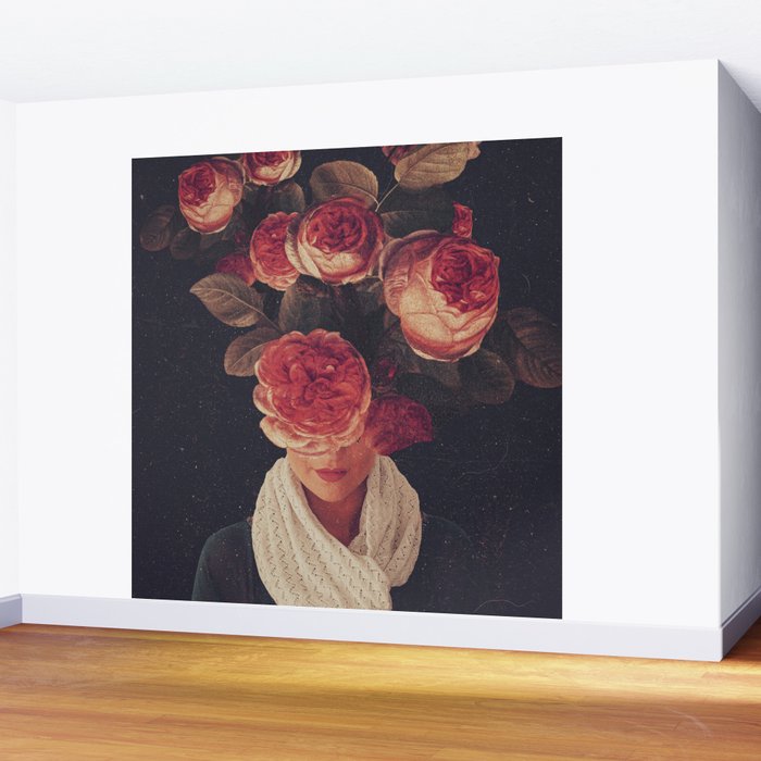The smile of Roses Wall Mural Gallery Image 2