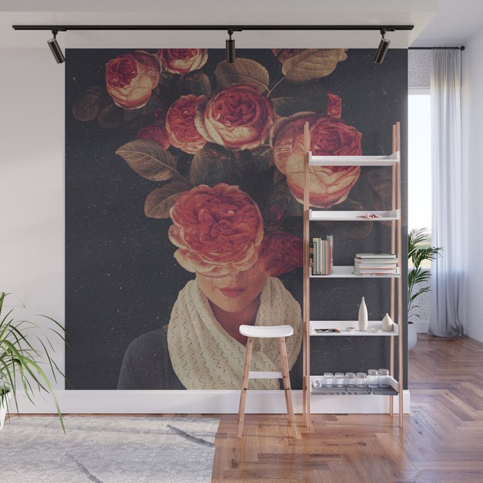 The smile of Roses Wall Mural Gallery Image 1