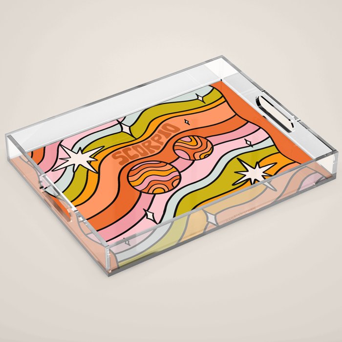Scorpio Planet Acrylic Tray Gallery Image 1