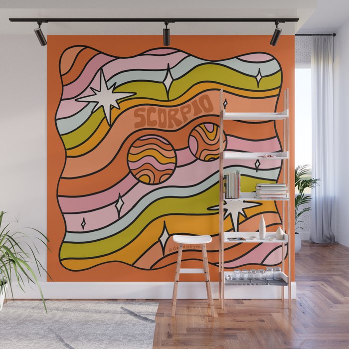 Scorpio Planet Wall Mural Gallery Image 1